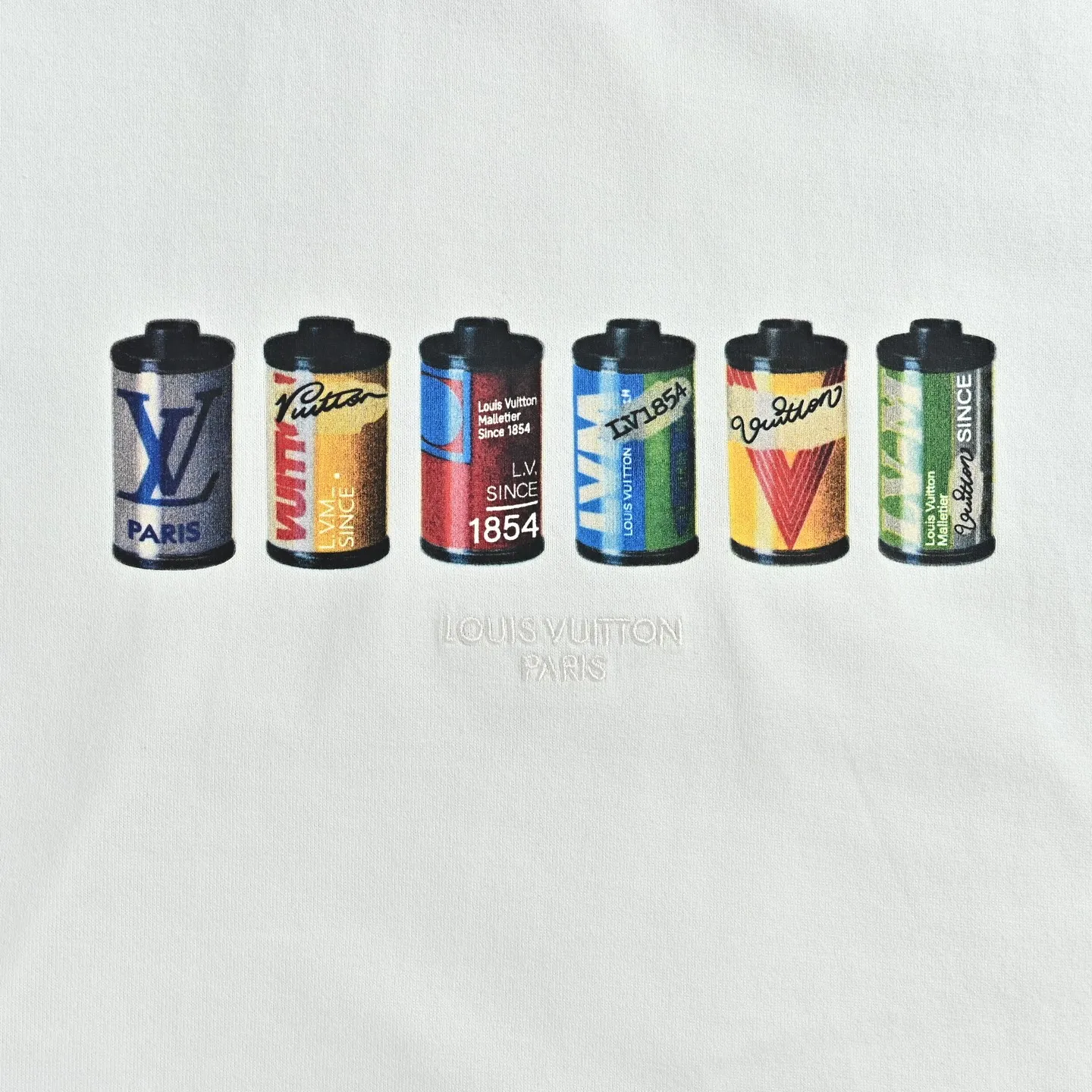 Louis Vuitton/Louis Vuitton Film Jar Printed Short Sleeves